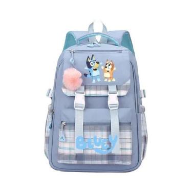 Imagem de Mochila De Desenho Animado Bluey Para Meninos E Meninas, Bolsa Grande 