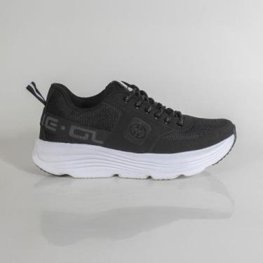 Imagem de Tenis Jogging Ollie Virtus Preto branco, Preto, Branco, 500, 39