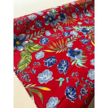 Imagem de 3M tecido chita, chitão 100% poliéster ou (3,00m x 1,50m ) - Impacto t