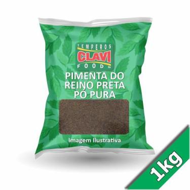 Imagem de Pimenta Do Reino Pó Preta 1kg - Clavi Temperos e Foods