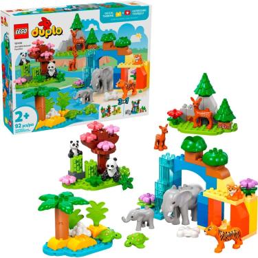 Imagem de Lego Duplo Familias de Animais Selvagens 10446 com 92pcs