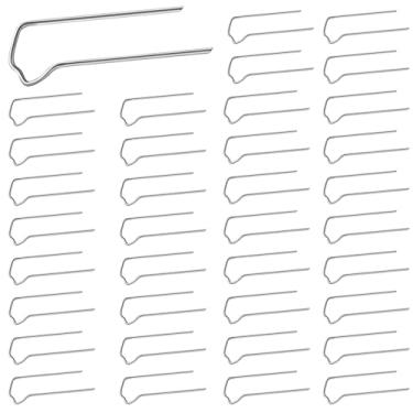 Imagem de Alfinetes florais, broches ecológicos, 4,7 cm, pino em U, samambaia, planta de espuma interna, para solo, palitos florais para buquê de guirlandas de palha, arranjos de flores, costura faça você mesmo