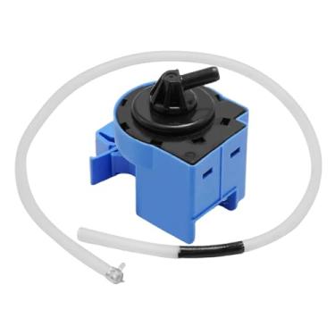 Imagem de LIDSCURA DC96-01703G Interruptor de pressão de nível de água da lavadora com mangueira, substituição para lavadora Samsung modelo WF45K6200AZ/A2-01 WF45H6300AG/A2-01, substitui WF42H5000AW