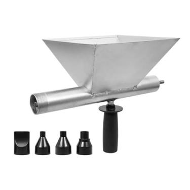 Imagem de Baoblaze Bomba elétrica de argamassa, máquina de rejuntamento de cimento com bico de calafetagem, pulverizador de rejuntamento para paredes de tijolos, Concha Metálica