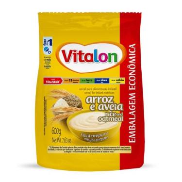 Imagem de Mingau de Arroz e Aveia Vitalon - Sachê 600g