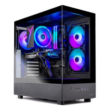 Imagem de Skytech Azure 3 Gaming PC Desktop, Ryzen 7 5700 3,7 GHz (4.6GHz Turbo), AMD RX 9060 XT 8GB, SSD NVMe 1TB, 16GB DDR4 RAM 3200, 650W Gold PSU, Wi-Fi, Win 11