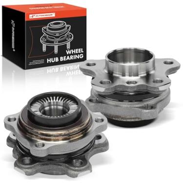 Imagem de A-Premium 2 rolamentos de roda dianteira e conjunto de cubo compatíveis com BMW 330e xDrive, 330i xDrive, 530e, 530i xDrive, 540d xDrive, X3, X4, 430i xDrive, 640i xDrive Gran Turismo, M340i M550i