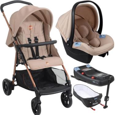 Imagem de Carrinho Moises Bebe Conforto Base ISOFIX Burigotto Lui Mon Amour