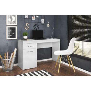 Imagem de Escrivaninha 1 Porta 1 gaveta Vitoria Branca - Demobile, Branco
