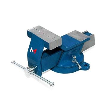 Imagem de Torno de Bancada 200mm (8”) com Base Giratória – Morsa Profissional para Fixação de Peças e Bigorna – Corpo Reforçado, Uso Profissional ou Semiprofissional