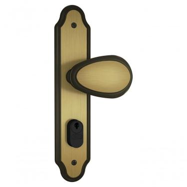 Imagem de Fechadura Externa Com Maçaneta Taco De Golf 803-10 Espelho Oxidado - Stam