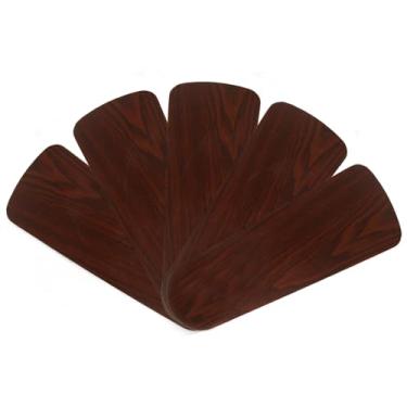 Imagem de ZIYOUGOU Lâminas de ventilador de 40,6 cm - Substituição do ventilador de teto de 106,7 cm (5 peças) - Madeira preta