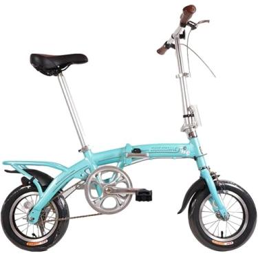 Imagem de Bicicleta Dobrável Bicicleta De 12 Polegadas Bicicleta Dobrável Leve Mini Bicicleta Dobrável Pedais Bicicleta Para Bicicletas De Conforto De Estudante Adulto Adequadas Para Ambientes, C