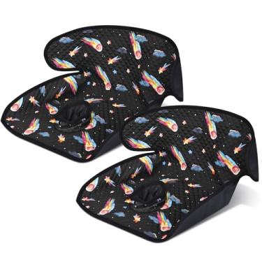 Imagem de Babenest Capa protetora para assento de carro – forro impermeável para treinamento de assento de carro para bebês e crianças, almofada seca para xixi com desenhos divertidos para carrinhos de bebê e