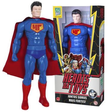 Imagem de Boneco Super Heroi Homem De Aço StrongMan Vingador Brinquedo - Super T