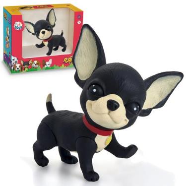 Imagem de Brinquedo Boneco Cachorrinho Pinscher Super Realista Vinil - Puff Toys