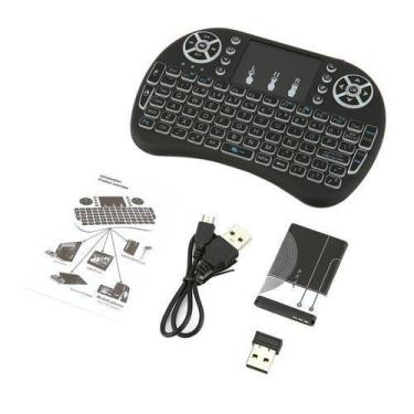 Imagem de Mini Teclado Wireless Keyboard Mouse Smart Tv Android - Plat1
