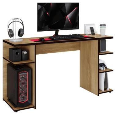 Imagem de Escrivaninha Gamer Cinamomo Preto Arte Móveis