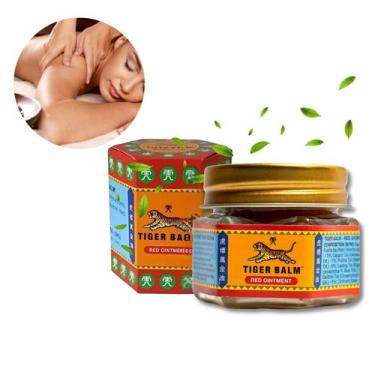 Imagem de Pomada Tiger Balm Vermelha Bálsamo Original Alívio Rápido Dores Muscul