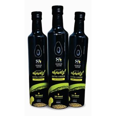 Imagem de 3 Azeites De Avocado Extra Virgem Serras Altas 500ml