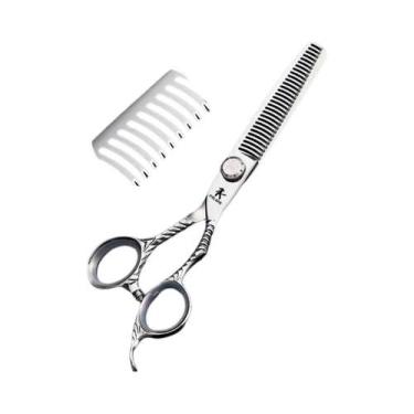 Imagem de Tesoura Profissional Para Salão De Beleza 6.0 Com Parafuso Superior, T