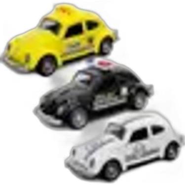 Imagem de Kit 3 Super Carrinhos Ferro Fusca Clássico 1/32 Miniatura