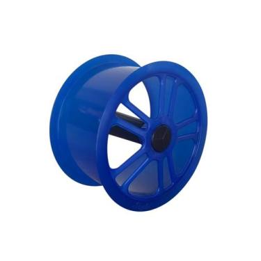 Imagem de Carretilha Pequena 15 Cm Plástico Para Pipa 01 Unidade - EPKIDS, Azul