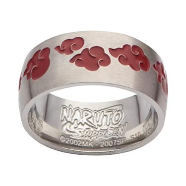 Imagem de SalesOne Anel com logotipo Naruto Akatsuki, 12, Metal, Sem pedra preciosa