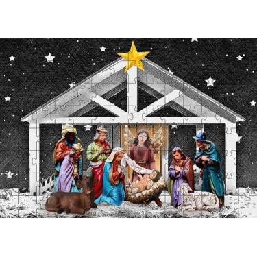 Imagem de Quebra-cabeça Presépio Vivo de 60 peças + Caneca Especial Santa Ceia -