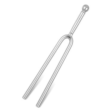 Imagem de Diapasão padrão A 440hz, guitarra de aço inoxidável, violino, afinador, ferramenta, afinador, tubo preciso para instrumentos musicais de piano, gerador de tom prateado para profissionais iniciantes