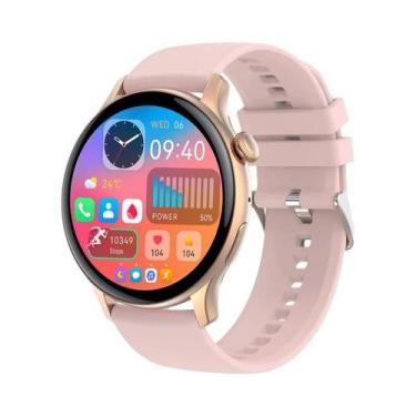 Imagem de Smartwatch Feminino AMOLED HD Com Monitoramento De Saúde, Chamada Por 