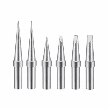 Imagem de Yanecty Pontas de ferro de solda de substituição Weller ET Series, com suporte de metal, adequado para estação de solda WE1010NA WE1010 WCC100 WES50/51 WESD51, pontas de solda de caneta de solda PES51