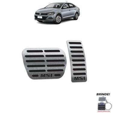 Imagem de Pedaleiras Automático Virtus Msi 2018 2019 2020 PRETO