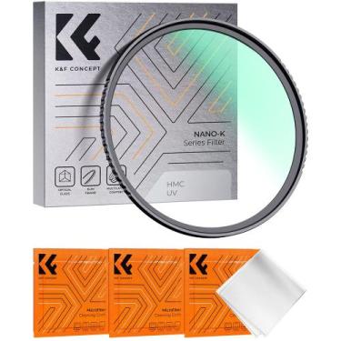 Imagem de Filtro de proteção UV K&F Concept 55mm MC para lente de câmera