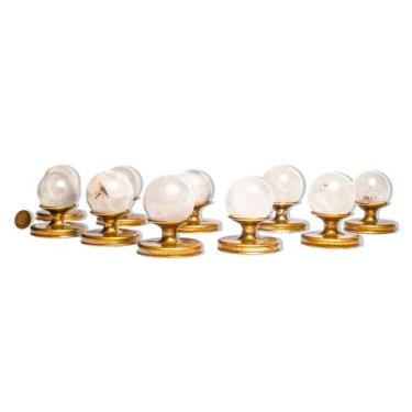 Imagem de 10 Esfera Cristal Pedra Natural 40 a 45mm 90 a 120g Tipo C - Cristaisd