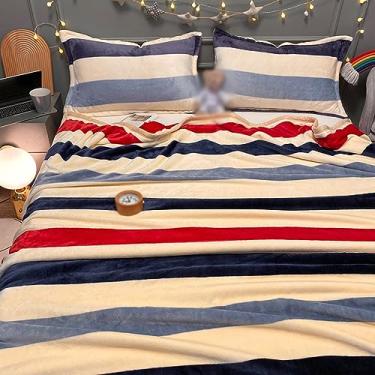 Imagem de Cobertor, único, quente, microfibra, cobertor de colo, elegante, semi-duplo, cobertor de pele, macio (cor 8, 180 * 200 cm)