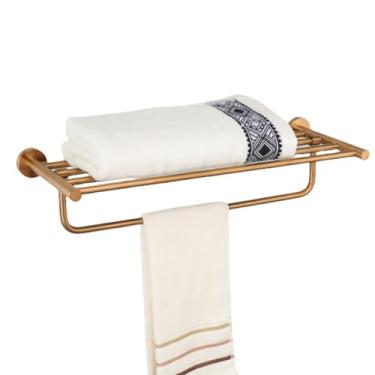 Imagem de Acessórios de banheiro em ouro rosa escovado, suporte de papel para escova de banheiro, toalheiro, ganchos de barra, suporte de escova de dentes, aço inoxidável, suporte de papel (porta-cordelas)