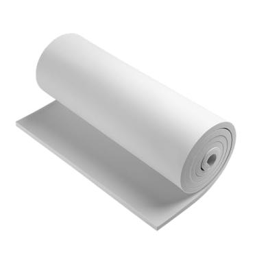 Imagem de AMZQNART Espuma EVA 12 mm, espuma cosplay 40,6 x 149,9 cm branca, alta densidade 90 kg/m³, para projetos de artesanato, fantasias de cosplay, armas falsas, decorações, Natal, Páscoa, Ação de Graças