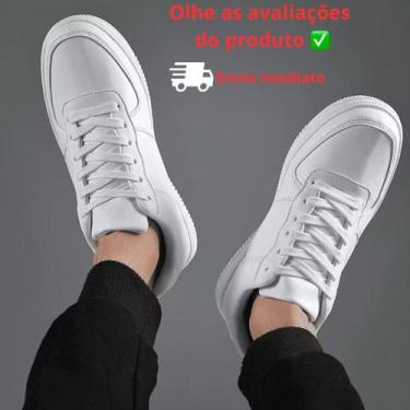 Imagem de Tênis branco Lançamento masculino feminino unissex na , 43