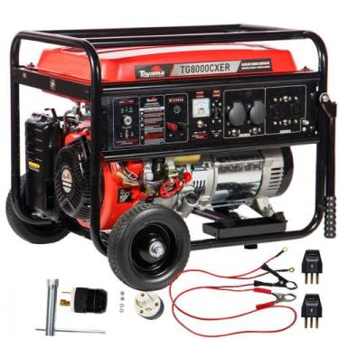 Imagem de Gerador de energia 7,2 Kva a gasolina bivolt partida elétrica - TG8000