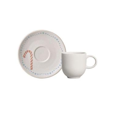 Imagem de Conjunto com 6 Xícaras de Café com Pires Coup Stoneware Doce Magia 97m
