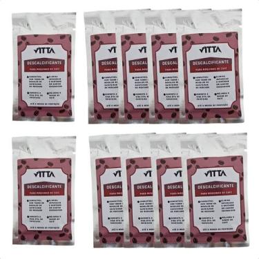 Imagem de Kit com 10 Descalcificantes em Pó para Limpeza de Cafeteira - V1TTA, Ú
