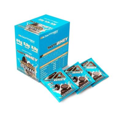 Imagem de Tasty Whey - 12 Unidades 34g Cookies & Cream - Adaptogen-Masculino