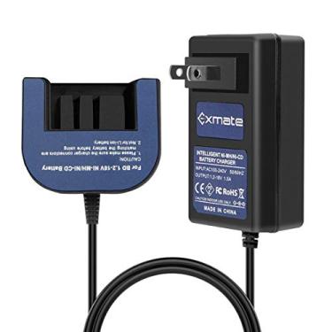 Imagem de Exmate Carregador Multivolt 1,2 V-18 V Para Black & Decker 9,6 12 14,4 18 Ni-Mh Ni-Cd Deslizante Estilo Bateria Hpb12 Hpb18 Hpb14 Hpb18-Ope Fsb18 Fsb14 Fsb12B Hpb96 Fsb96 (Não De Íon Lítio)