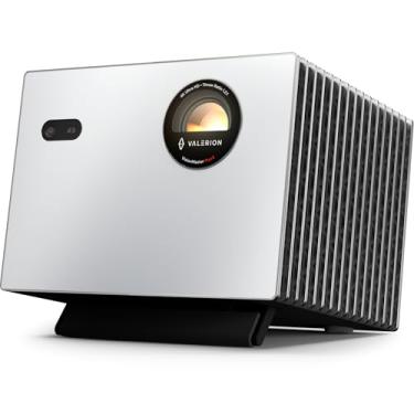 Imagem de Valerion Projetor a laser triplo StreamMaster Plus2 4K, desempenho 2x mais rápido, jogos sem atrasos de 4 ms, IMAX, Google TV, HDR10+, aprimorado por IA, com Smart Google Home e Apple Homekit, Dolby