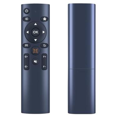 Imagem de RETROSUN Controle remoto de substituição para projetor de filmes externos WiMiUS P62 e YABER Pro V9 Native 1080P