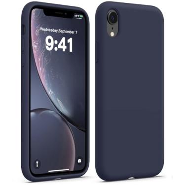 Imagem de AOTESIER Capa protetora à prova de choque para iPhone XR, [proteção militar contra quedas] [silicone de grau alimentício] capa protetora com forro macio antiarranhões, proteção para câmera e tela
