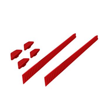 Imagem de Glintbay Kit de borracha para protetores de nariz e meias auriculares para óculos de sol Oakley Mercenary OO9424 - Vermelho