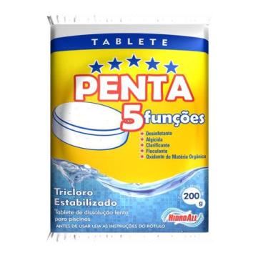Imagem de Cloro para Piscina Tablete 200 g Penta - Hidroall