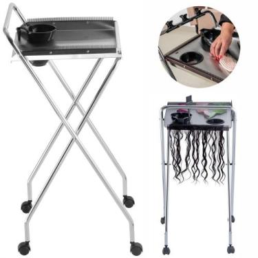 Imagem de Carrinho Auxiliar Retratil Suporte Mega Hair Cabeleireira - Dompel, In